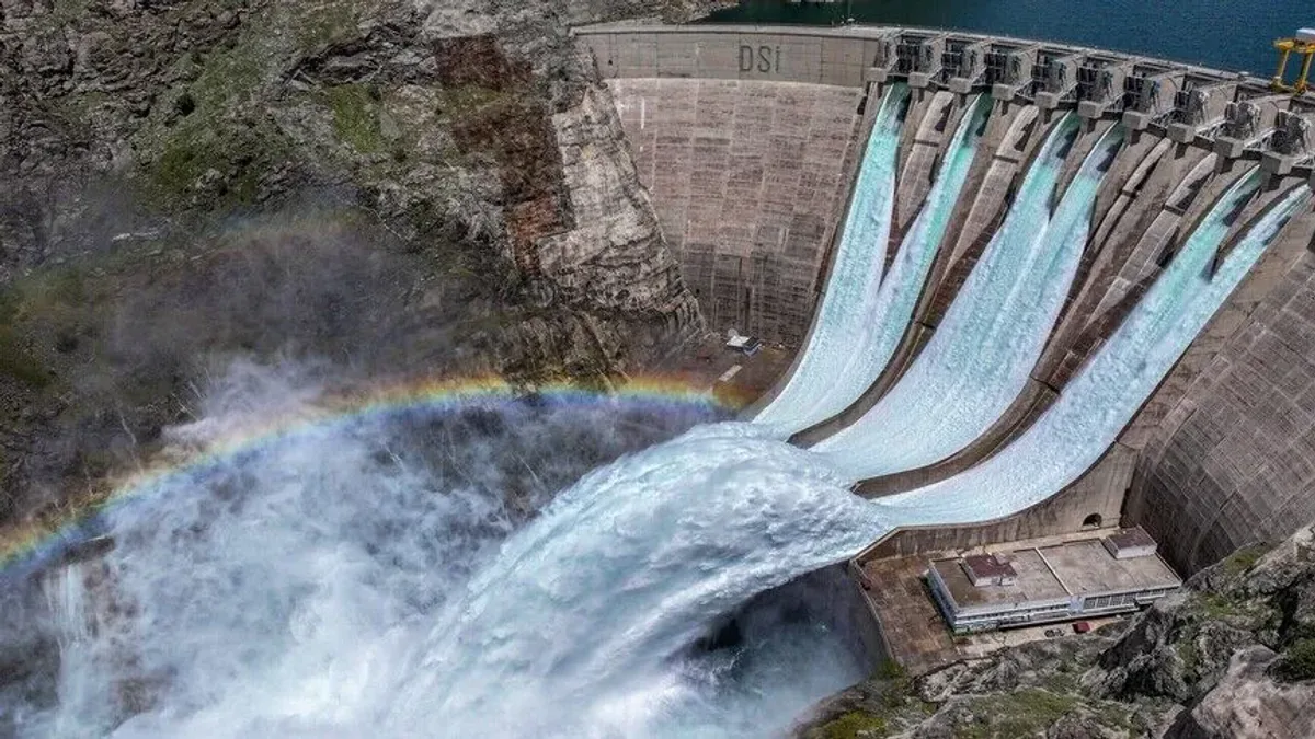 Türkiye'nin Hidroelektrik Enerji Üretiminde Rekor Artış Türkiye'nin Hidroelektrik Enerji Üretiminde Rekor Artış