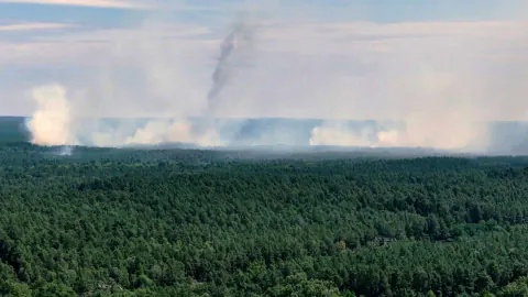 Müritz Milli Parkı'nda Orman Yangını Kabusu: 318 Hektar Kül Oldu Müritz Milli Parkı'nda Orman Yangını Kabusu: 318 Hektar Kül Oldu