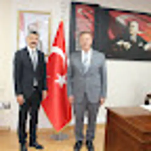 Ardahan İl Göç İdaresi Müdürü Demir, Millî Eğitim Müdürü Kaya'yı ziyaret etti