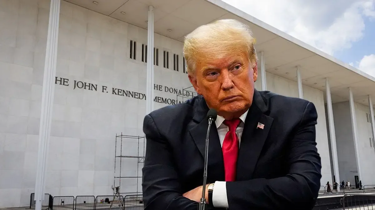 Kennedy Center'da İsim Savaşı: Donald Trump'ın Adı Tabeladan İndi Kennedy Center'da İsim Savaşı: Donald Trump'ın Adı Tabeladan İndi