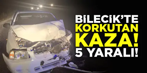 Bilecik'te Trafik Kazası: 5 Yaralı