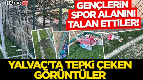 Isparta Yalvaç'ta Yeni Açılan Spor Sahası Magandaların Hedefi Oldu