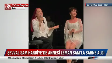 Şevval Sam, Harbiye'de Annesi Leman Sam ile Sahne Aldı