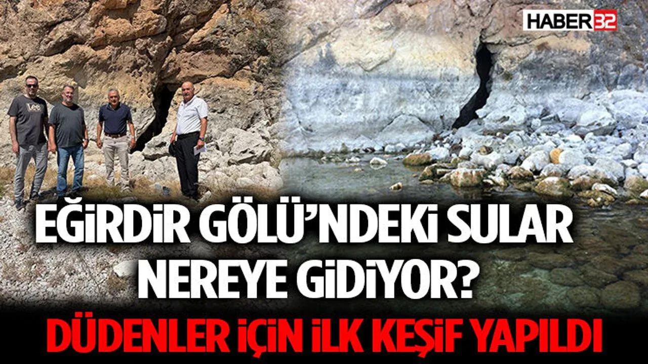 Eğirdir Gölü'ndeki Su Kaybı İçin Kritik Adım: Düden Keşfi Başladı Eğirdir Gölü'ndeki Su Kaybı İçin Kritik Adım: Düden Keşfi Başladı