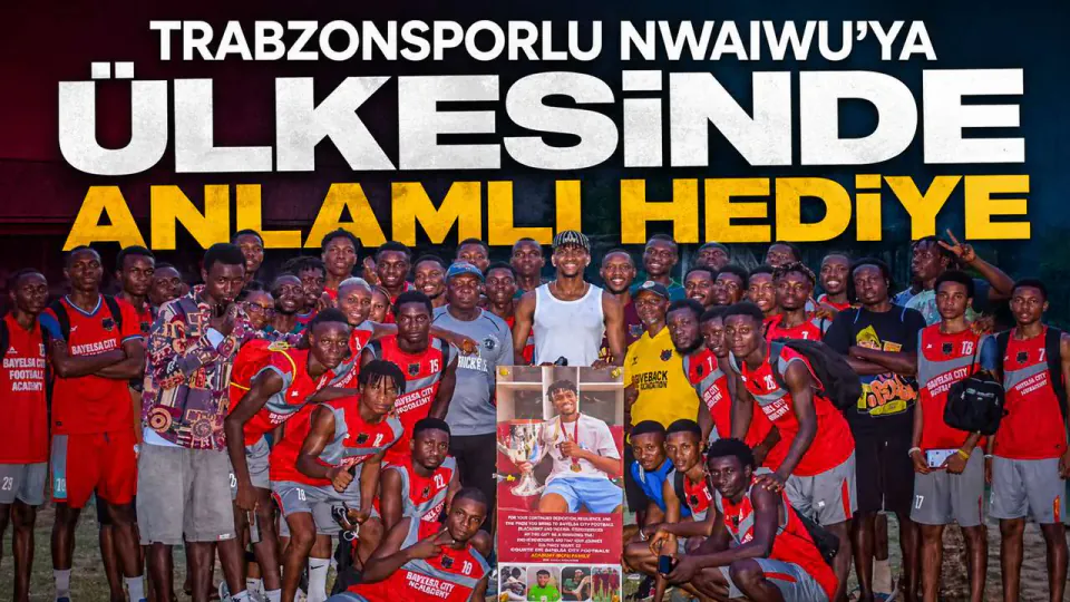 Trabzonsporlu Nwaiwu'ya Nijerya'da Sürpriz: Türkiye Kupası Detayı Dikkat Çekti görseli