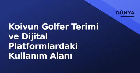 Koivun Golfer Terimi ve Dijital Platformlardaki Kullanım Alanı