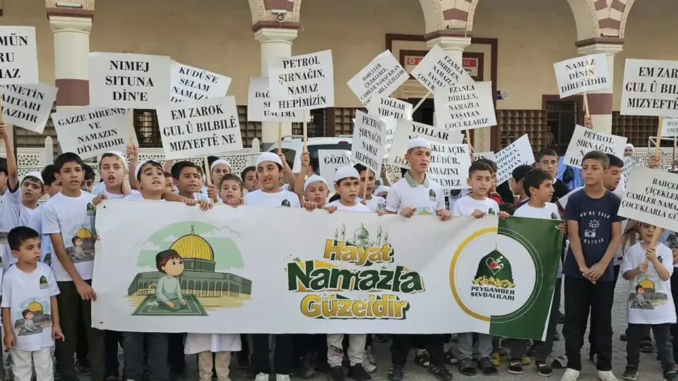 Şırnak’ta "Hayat Namazla Güzeldir" finali: Çocuklar yürüyüş ve namazla buluştu görseli