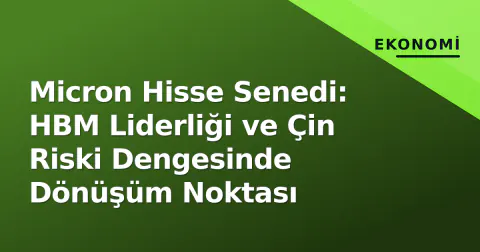 Micron Hisse Senedi: HBM Liderliği ve Çin Riski Dengesinde Dönüşüm Noktası