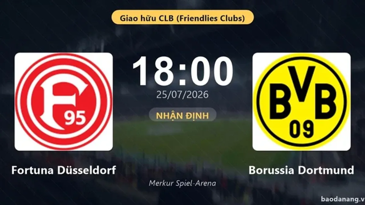 Fortuna Düsseldorf - Borussia Dortmund Dostluk Maçı Detayları Fortuna Düsseldorf - Borussia Dortmund Dostluk Maçı Detayları