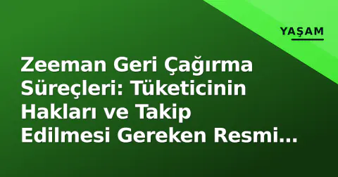 Zeeman Geri Çağırma Süreçleri: Tüketicinin Hakları ve Takip Edilmesi Gereken Resmi Kanallar