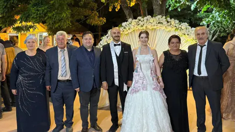 Başkan Recep Gün, Gaye ve Caner Çiftinin Mutluluğuna Ortak Oldu