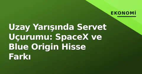 Uzay Yarışında Servet Uçurumu: SpaceX ve Blue Origin Hisse Farkı