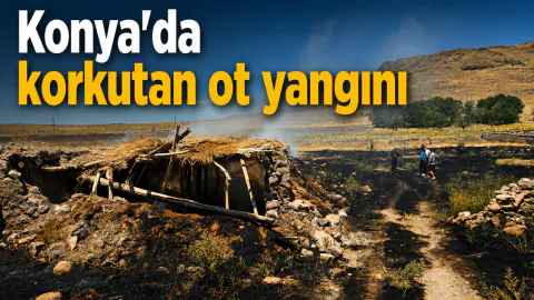 Konya Kulu'da Korkutan Ot Yangını: Ekipler ve Vatandaşlar Seferber Oldu