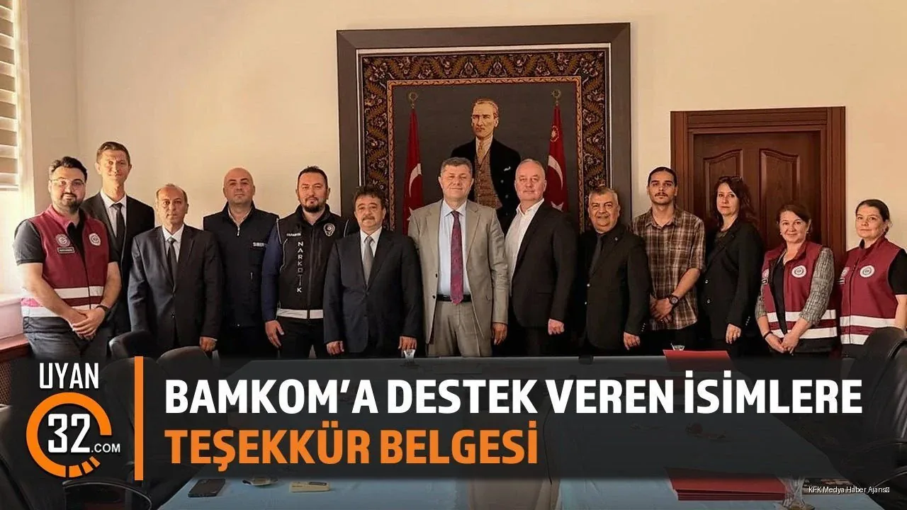 Isparta'da Bağımlılıkla Mücadele Seferberliği: BAMKOM Paydaşlarına Teşekkür Isparta'da Bağımlılıkla Mücadele Seferberliği: BAMKOM Paydaşlarına Teşekkür