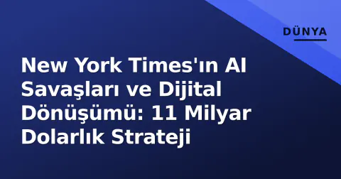 New York Times'ın AI Savaşları ve Dijital Dönüşümü: 11 Milyar Dolarlık Strateji