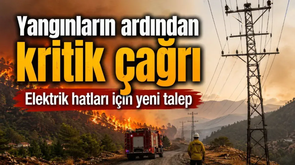 Alanya'da Orman Yangınları Sonrası Kritik Çağrı: Elektrik Hatları Yer Altına Alınsın görseli
