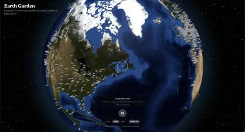 Earth Garden: Dünyanın Ses Haritasını Keşfetmek İçin Yeni Bir Araç