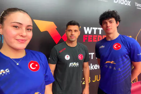 Milli Raket Ece Haraç ve Abdullah Talha Yiğenler Taşkent'te Finalde