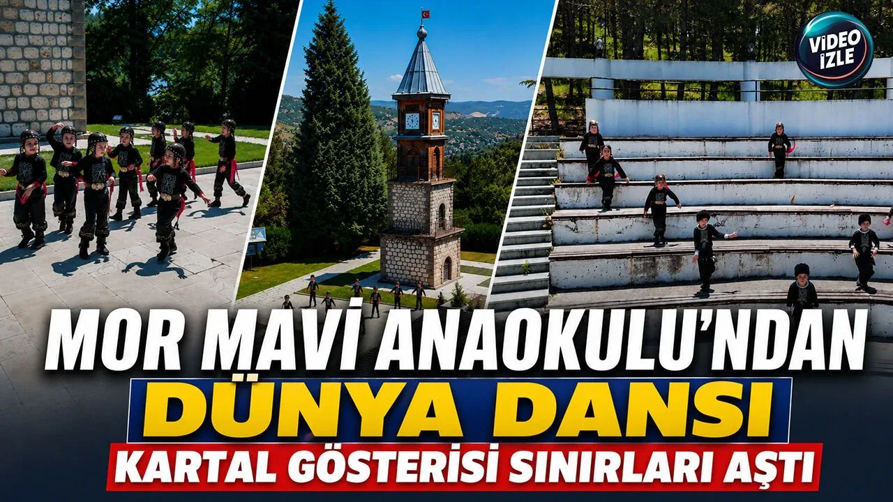 Bilecik'te Miniklerden Kültür Köprüsü: Kazak Türkleri Kartal Dansı Bilecik'te Miniklerden Kültür Köprüsü: Kazak Türkleri Kartal Dansı