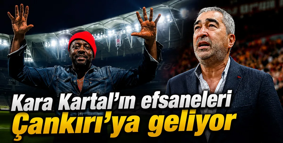 Beşiktaş Efsaneleri Samet Aybaba ve Pascal Nouma, TUZFEST'26 İçin Çankırı'da Beşiktaş Efsaneleri Samet Aybaba ve Pascal Nouma, TUZFEST'26 İçin Çankırı'da