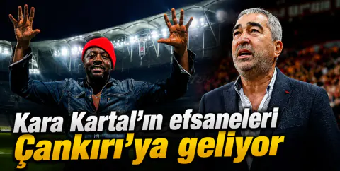 Beşiktaş Efsaneleri Samet Aybaba ve Pascal Nouma, TUZFEST'26 İçin Çankırı'da