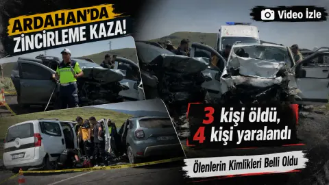 Ardahan-Ardanuç Yolunda Feci Kaza: 3 Ölü 3 Yaralı
