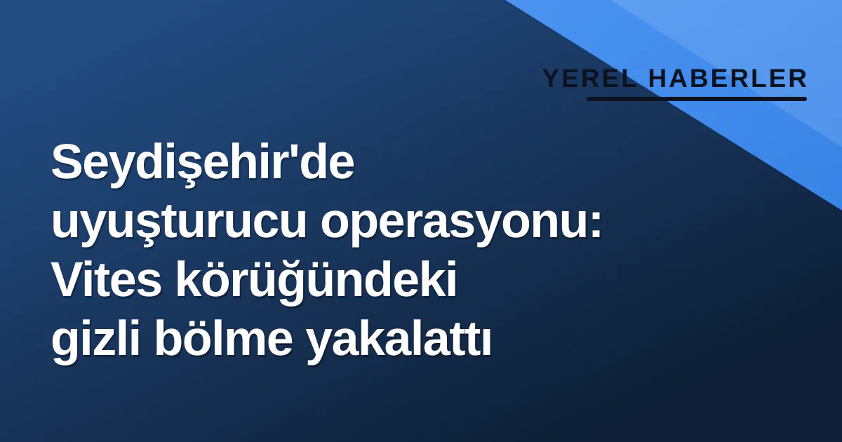 Seydişehir'de uyuşturucu operasyonu: Vites körüğündeki gizli bölme yakalattı Seydişehir'de uyuşturucu operasyonu: Vites körüğündeki gizli bölme yakalattı