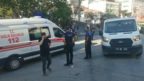 Niksar'da çöp kamyoneti yayalara çarptı: Eşler hastaneye kaldırıldı