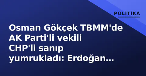 Osman Gökçek TBMM'de AK Parti'li vekili CHP'li sanıp yumrukladı: Erdoğan müdahale etti