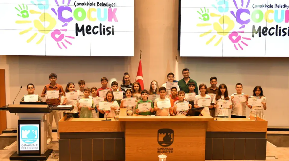 Çanakkale Belediyesi Çocuk Meclisi 2025-2026 Dönemini Tamamladı görseli