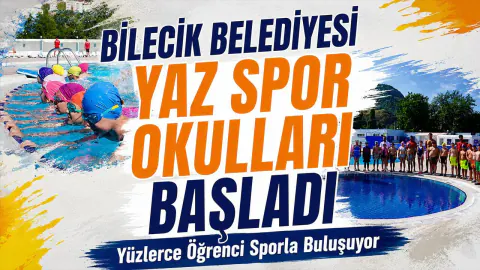 Bilecik Belediyesi Yaz Spor Okulları Başladı