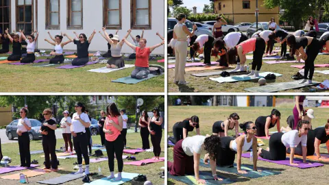 Safranbolu'da Dünya Yoga Günü kutlaması: Sağlıklı yaşam için buluştular