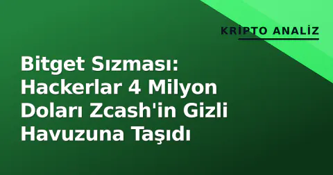 Bitget Sızması: Hackerlar 4 Milyon Doları Zcash'in Gizli Havuzuna Taşıdı