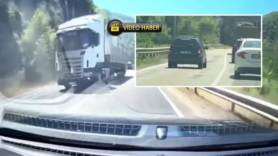 Karabük-Yenice Yolunda Tehlikeli Sollama: Sürücülere 45 Bin Lira Ceza görseli