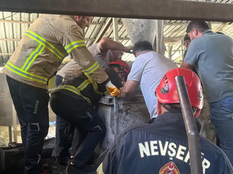 Nevşehir'de İş Kazası: Harç Makinesine Sıkışan İşçi Yaşam Mücadelesini Kaybetti