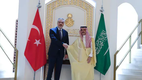 Fidan ile Ferhan Ankara'da görüştü: Gazze, Suriye ve 50 milyar dolarlık hedef masada