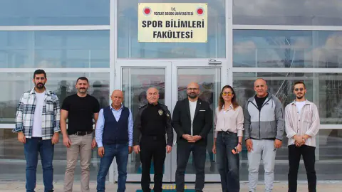 Yozgat Emniyet Müdürü Pekin, Bozok Üniversitesi Spor Bilimleri Fakültesi'ni Ziyaret Etti
