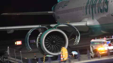 Erfurt Havalimanı'nda Hareketli Dakikalar: Airbus A321 Acil İniş Yaptı