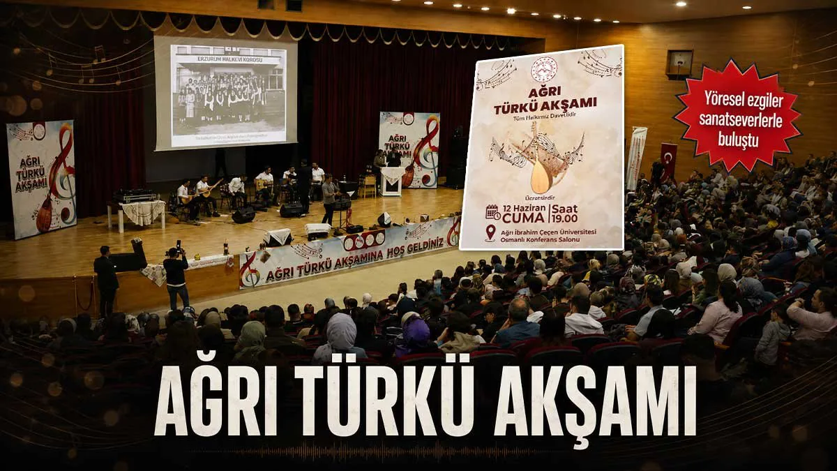 Ağrı'da Kültür Rüzgarı: Yöresel Ezgiler Modern Sahneyle Buluştu Ağrı'da Kültür Rüzgarı: Yöresel Ezgiler Modern Sahneyle Buluştu