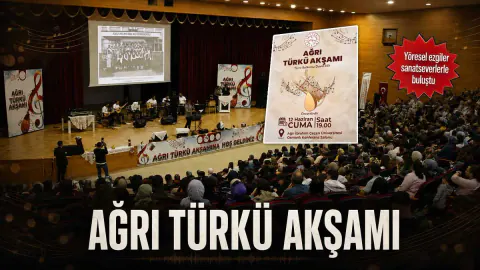Ağrı'da Kültür Rüzgarı: Yöresel Ezgiler Modern Sahneyle Buluştu