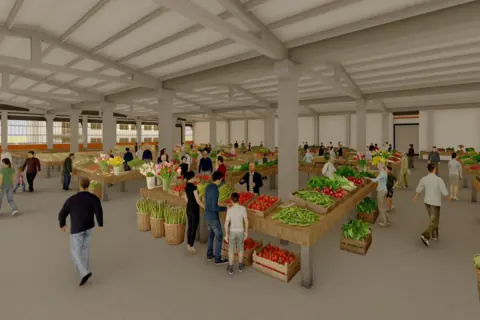 Yenişehir'de 4 bin 731 metrekare kapalı pazar ihalesi 15 Ekim'de