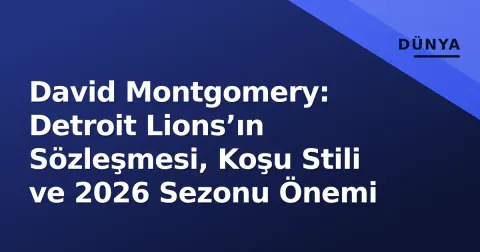 David Montgomery: Detroit Lions’ın Sözleşmesi, Koşu Stili ve 2026 Sezonu Önemi