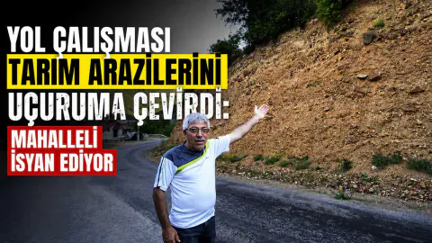 Gümüşhane Torul'da Yol Çalışması ve Toprak Kayması Faturası Çiftçiye Kesildi