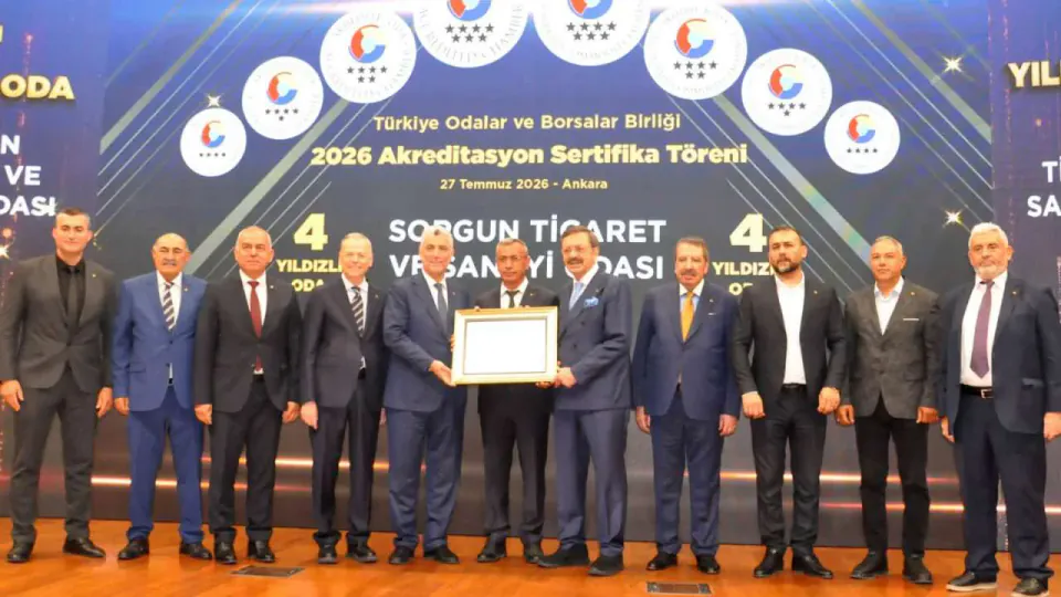 Sorgun TSO, TOBB Akreditasyon Sertifikasını Aldı görseli