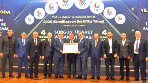 Sorgun TSO, TOBB Akreditasyon Sertifikasını Aldı