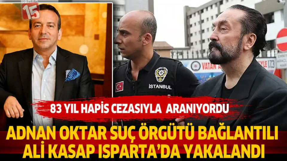 83 Yıl Hapis Cezasıyla Aranan Ali Kasap Isparta'da Yakalandı görseli