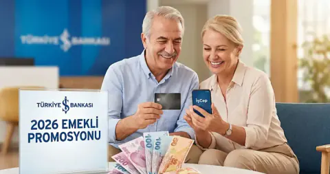 İş Bankası 2026 Emekli Promosyonu Detayları: Maaş Dilimine Göre 15.000 TL'ye Kadar Nakit Hediye