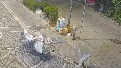 Lüleburgaz'da Mazgal Hırsızlığı: Güvenlik Kameraları Şüpheliyi Yakaladı
