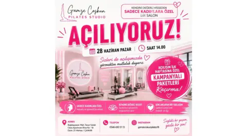 Gamze Coşkun Pilates Studio Çankırı'da Kapılarını Açtı