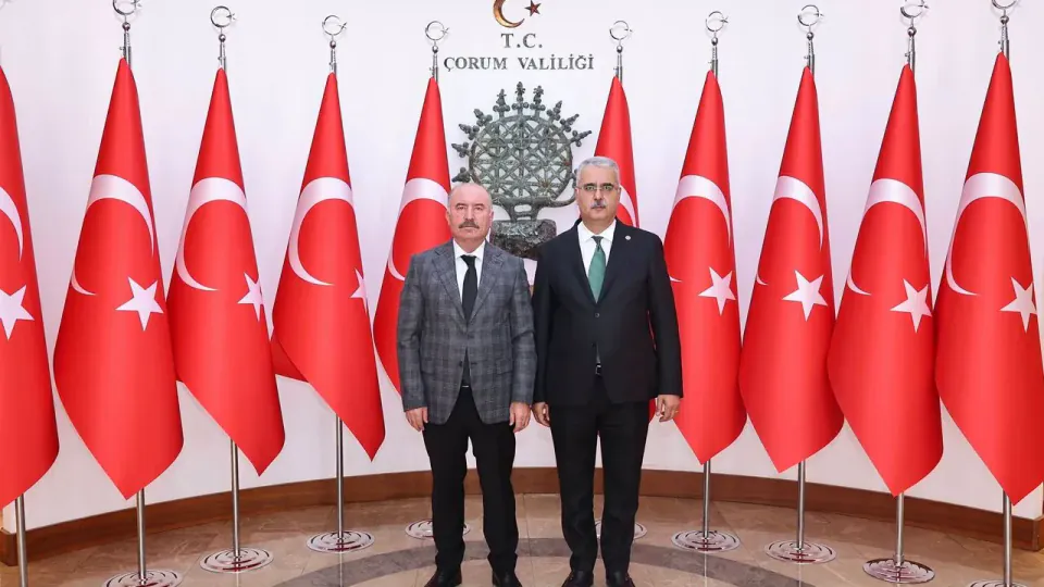 AK Parti Milletvekili Ahlatcı, Vali Çalgan ile Çorum Vizyon Projelerini Görüştü görseli